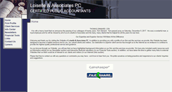 Desktop Screenshot of loisellecpas.com